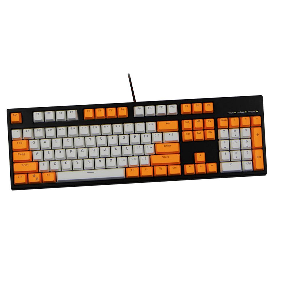104 Doubleshot OEM PBT Keycaps (Thermal Orange) - DataBlitz