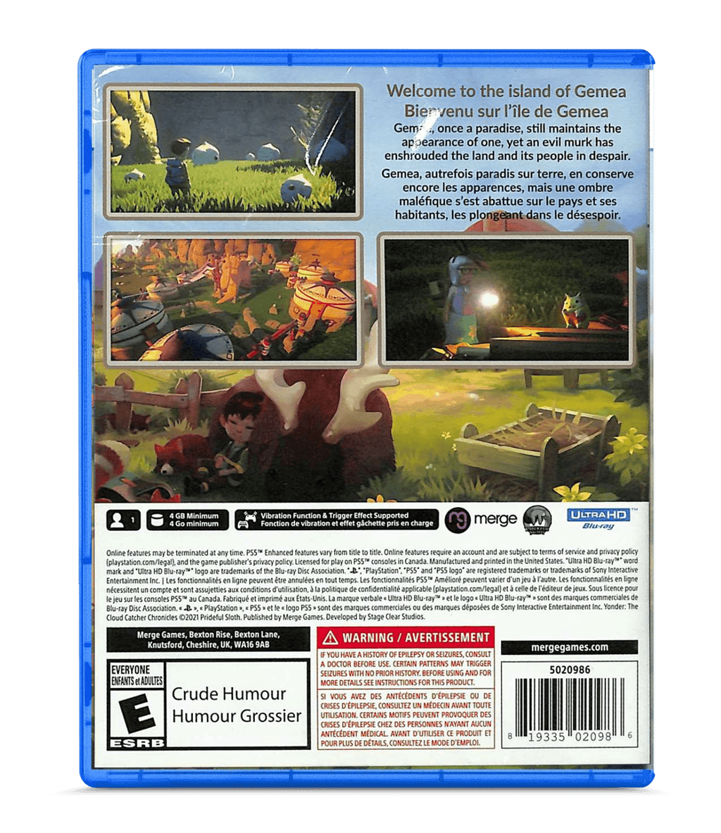 PS5 YONDER THE CLOUD CATCHER CHRONICLES ENHANCED EDITION (US) (ENG/FR) - DataBlitz