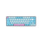 E-YOOSO Z-686 Single Light 68 Keys Hot Swappable Mechanical Keyboard White/Blue (Blue Switch) - DataBlitz