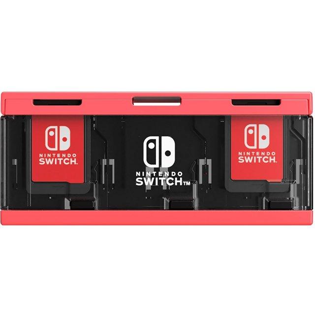 HORI NSW PUSH CARD CASE 6 NEON RED (NSW-128) - DataBlitz