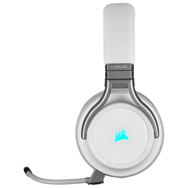 CORSAIR VIRTUOSO RGB WIRELESS HIGH FIDELITY GAMING HEADSET WHITE PC P