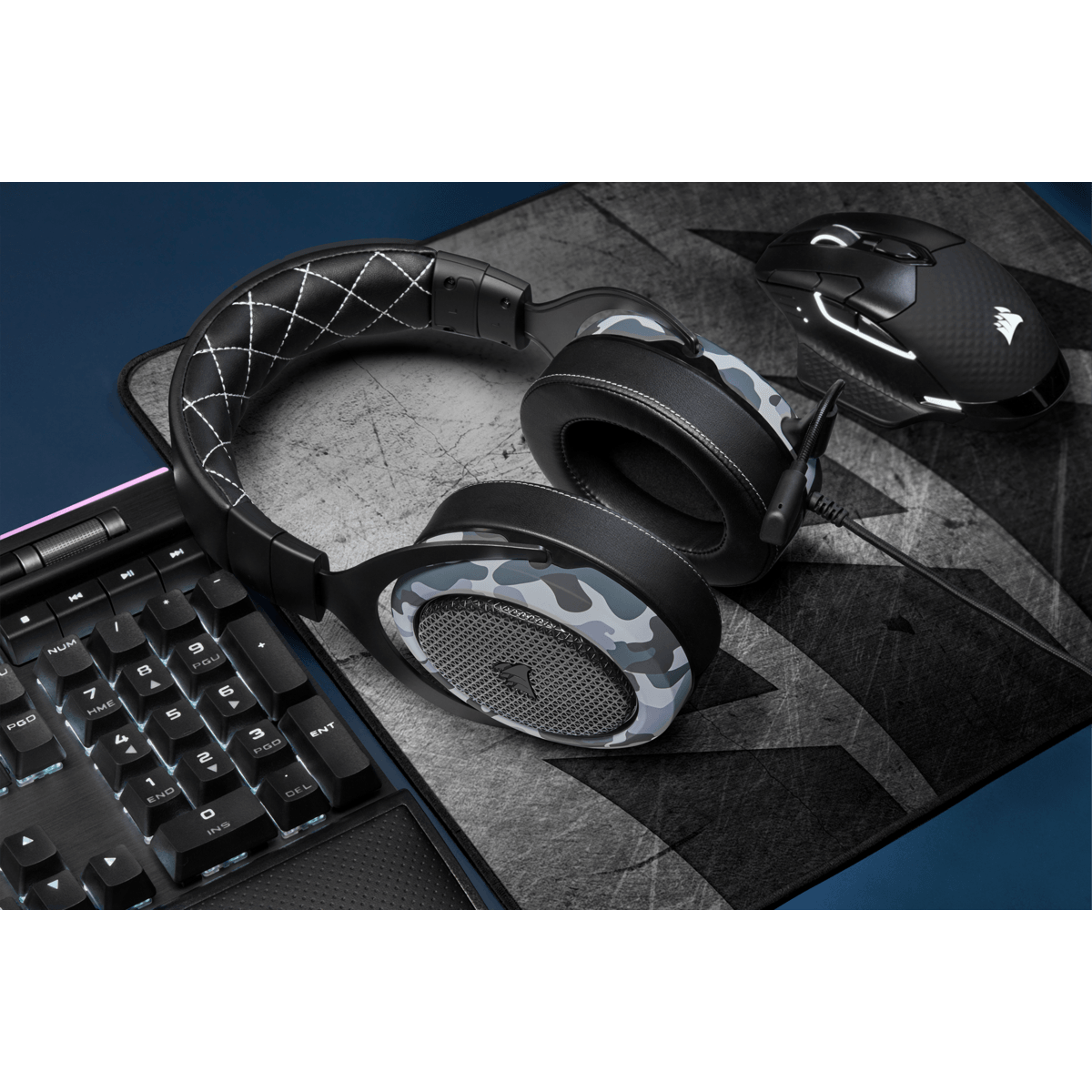 CORSAIR HS60 HAPTIC STEREO GAMING HEADSET WITH HAPTIC BASS - DataBlitz