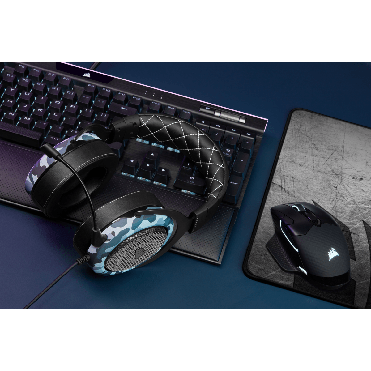 CORSAIR HS60 HAPTIC STEREO GAMING HEADSET WITH HAPTIC BASS - DataBlitz