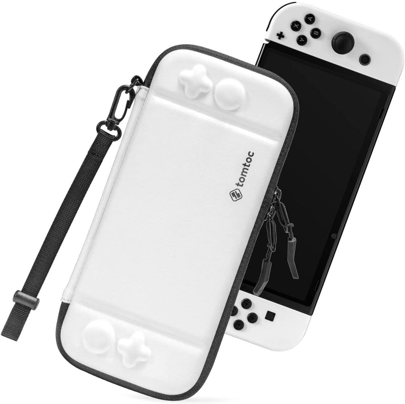 NSW TOMTOC Slim Protective Case For N-Switch Oled (White) (A0531W1) - DataBlitz
