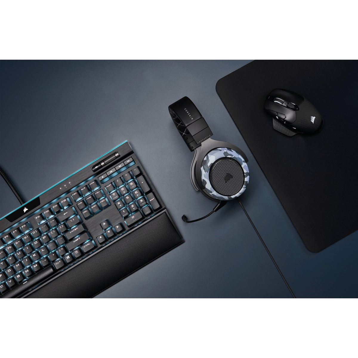 CORSAIR HS60 HAPTIC STEREO GAMING HEADSET WITH HAPTIC BASS - DataBlitz