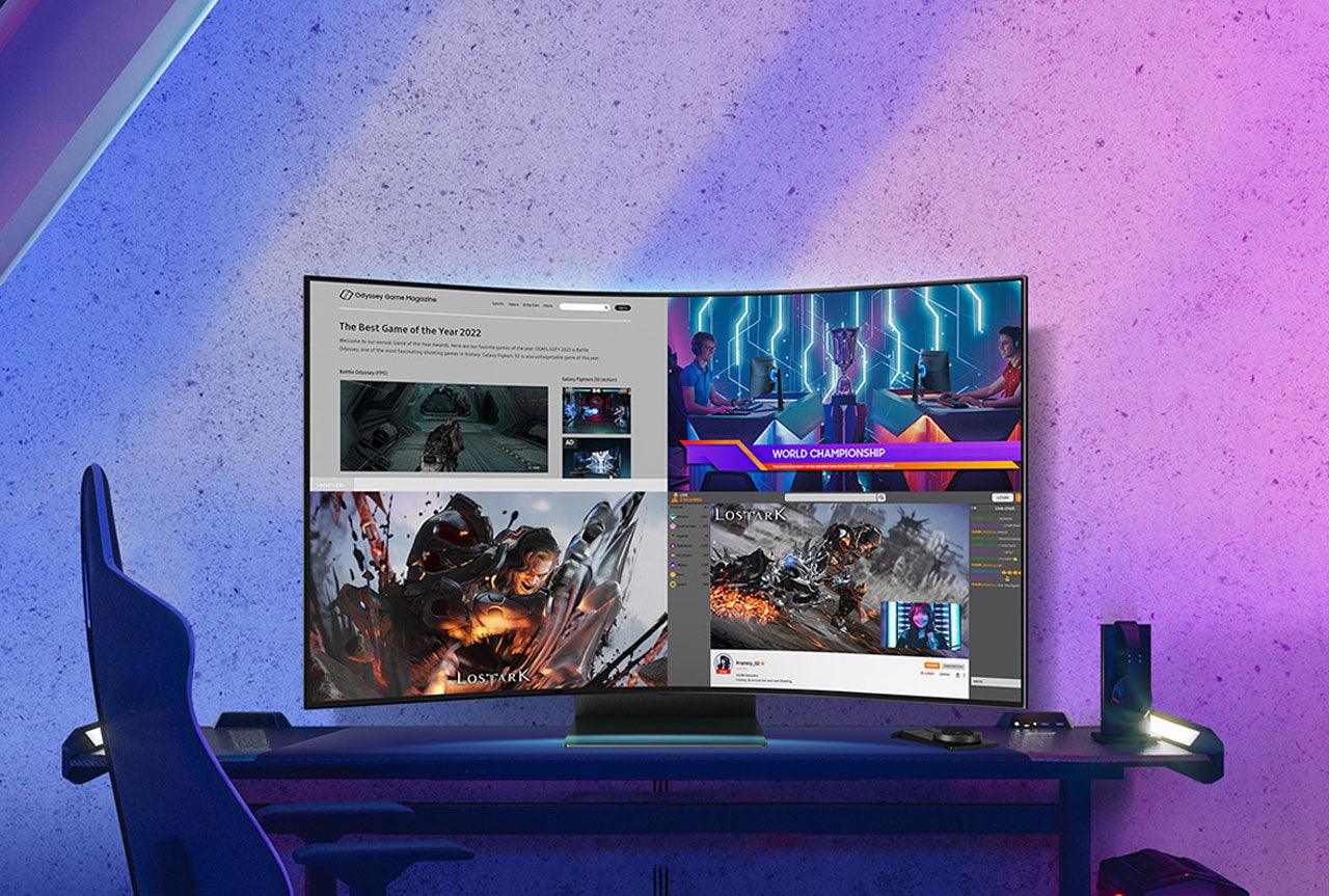 Samsung Odyssey ARK LS55BG970NEXXP 55" UHD Curved Gaming Monitor - DataBlitz