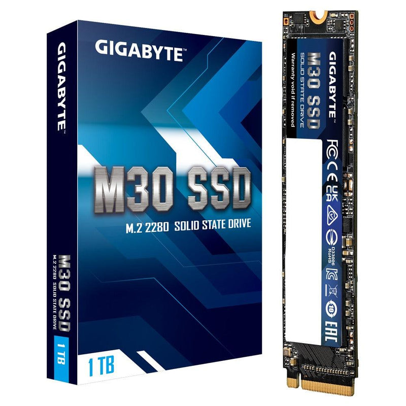 Gigabyte M30 1TB M.2 2280 PCIE 3.0 X4 NVME SSD (GP-GM301TB-G) - DataBlitz