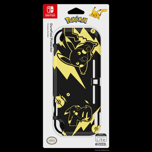 HORI NSW LITE DURAFLEXI PROTECTOR POKEMON PIKACHU (BLACK & GOLD) - DataBlitz