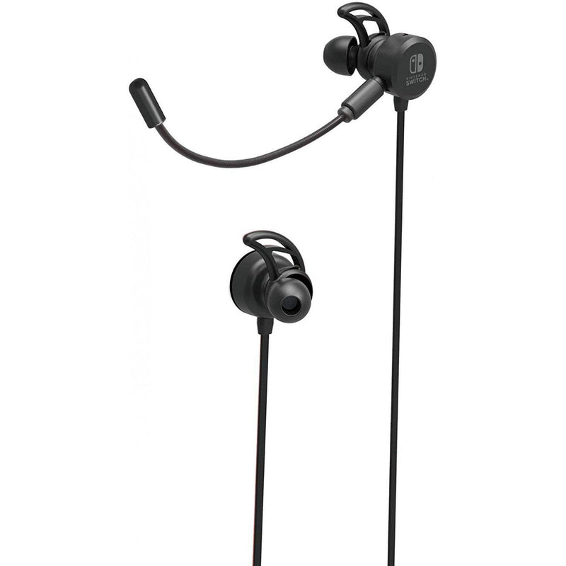 HORI NSW GAMING HEADSET IN-EAR BLACK (NSW-198A) - DataBlitz