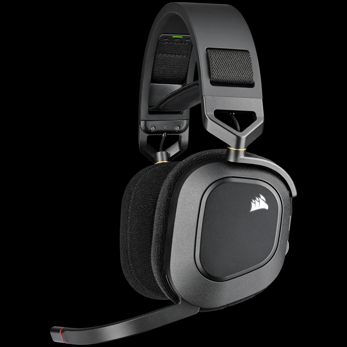 CORSAIR HS80 RGB WIRELESS PREMIUM GAMING HEADSET WITH SPATIAL AUDIO (PC/MAC/PS5/PS4) (CARBON) - DataBlitz