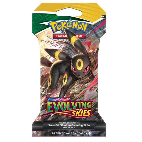 POKEMON TRADING CARD GAME SS7 SWORD & SHIELD EVOLVING SKIES BOOSTER (SLEEVED) (178-80878) (ONE RANDOM BOOSTER PACK) - DataBlitz