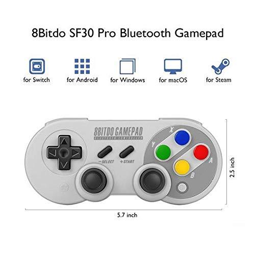 8Bitdo SF30 Pro Bluetooth Gamepad (Switch/Windows/Android/MacOs/Steam)