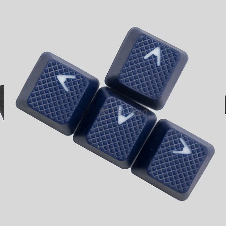TAIHAO RUBBER DOUBLE SHOT BACKLIT GAMING WASD KEYCAPS SET FOR CHERRY MX SWITCH TYPE (8-KEYS) (BLUE) - DataBlitz