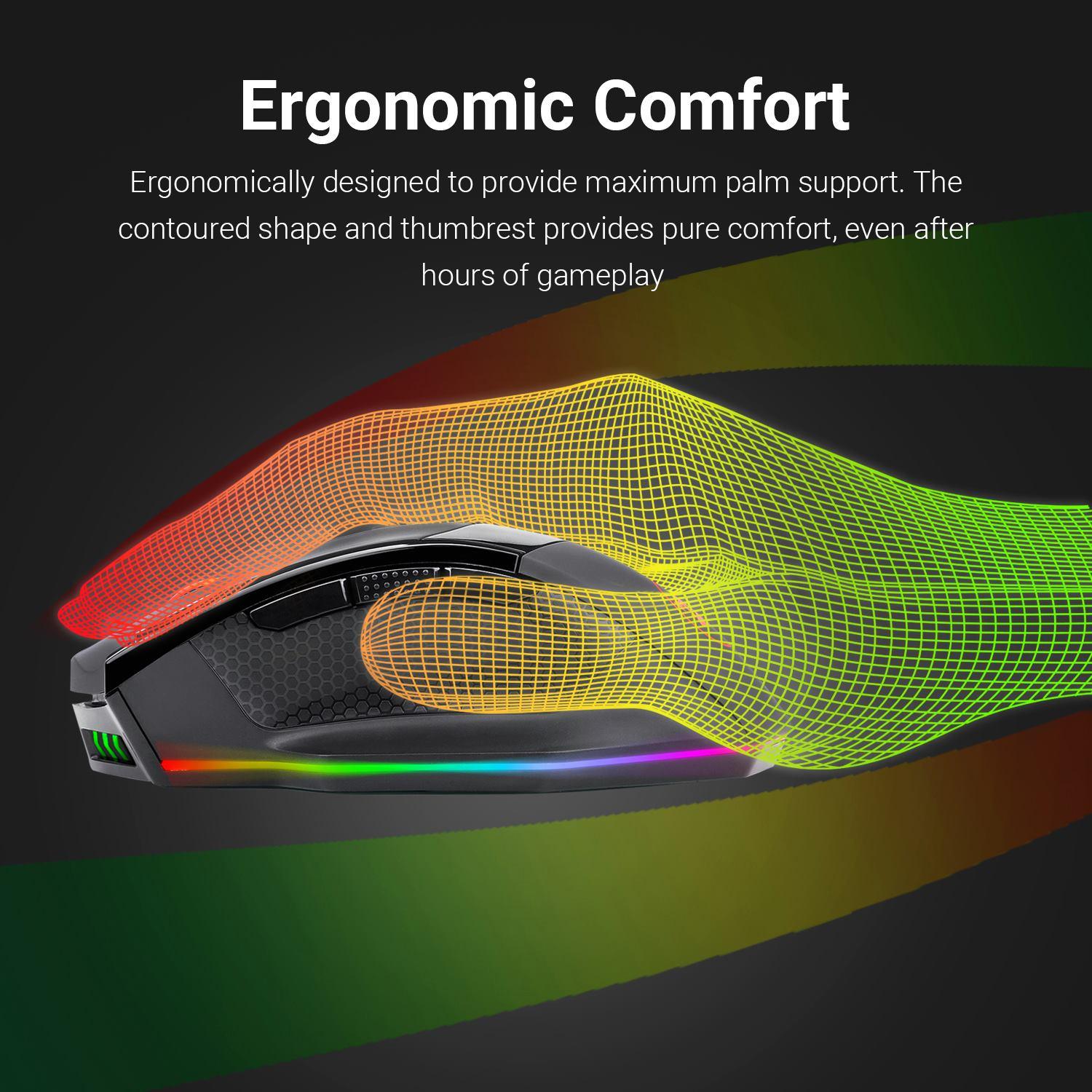 REDRAGON SNIPER PRO WIRED & WIRELESS GAMING MOUSE (M801P-RGB) - DataBlitz
