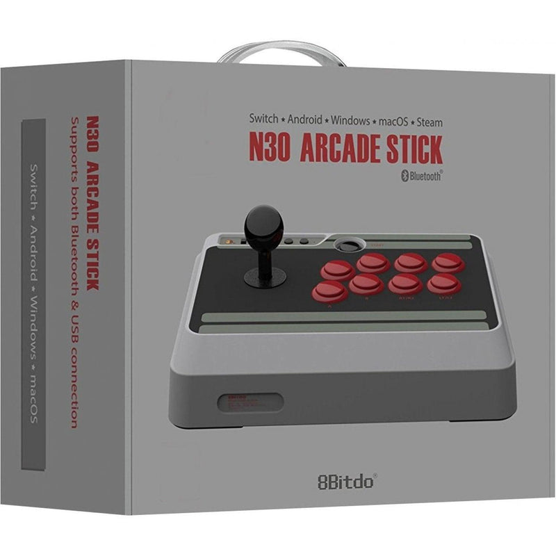 8Bitdo Arcade Stick for Switch & Windows Arcade Support Wireless Bluetooth  NEW!