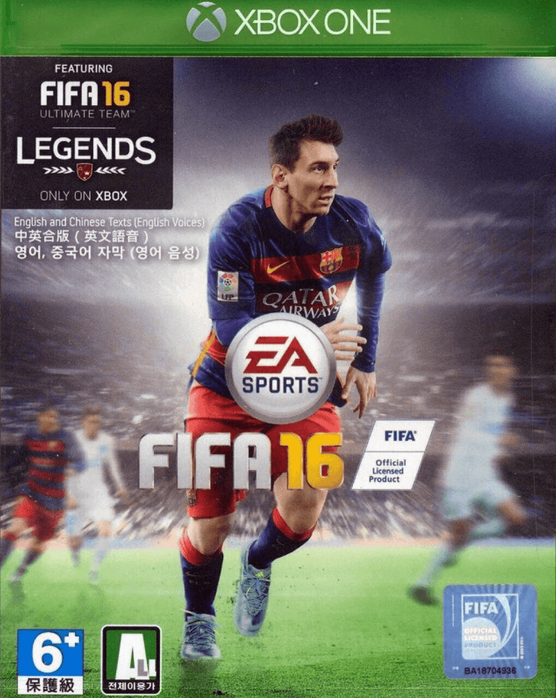 XBOX ONE FIFA 16 (ASIAN) - DataBlitz