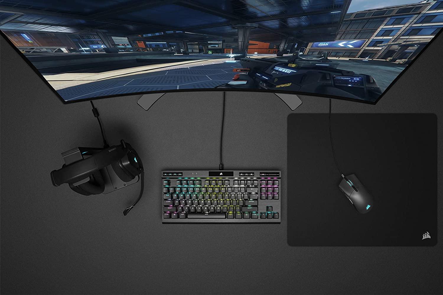 CORSAIR K70 RGB TKL CHAMPION SERIES MECHANICAL GAMING KEYBOARD (CHERRYY MX SPEED) - DataBlitz