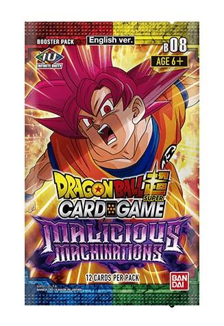 DRAGON BALL SUPER CARD GAME DB8 MALICIOUS MACHINATIONS BOOSTER PACK - DataBlitz