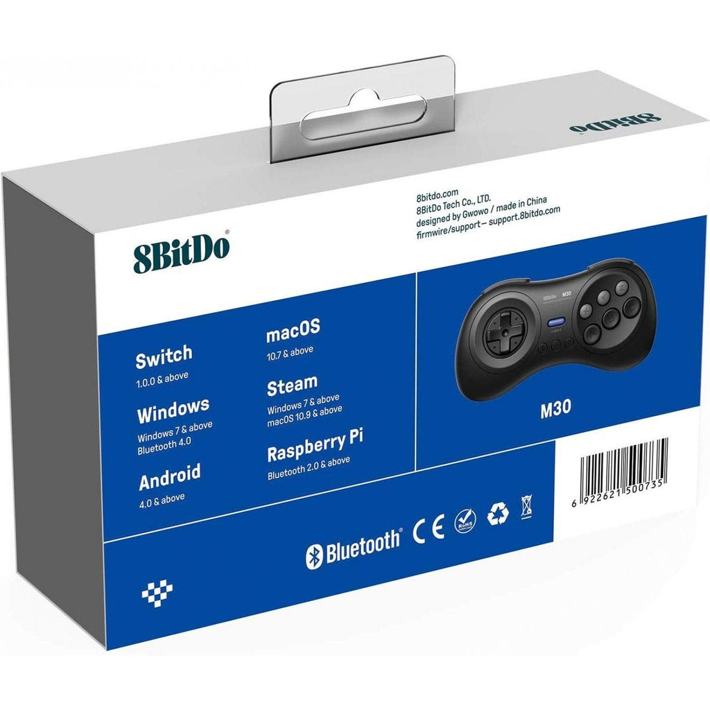 8Bitdo M30 Bluetooth Gamepad (Switch/Windows/Android/MacOS/Steam)