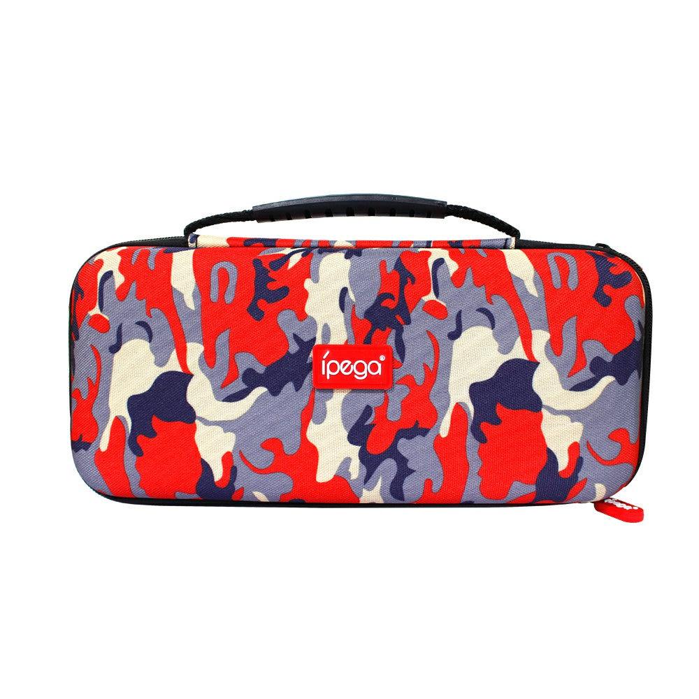 IPEGA PORTABLE TRAVEL CARRYING CASE RED CAMOUFLAGE FOR N-SWITCH (PG-SW015) - DataBlitz