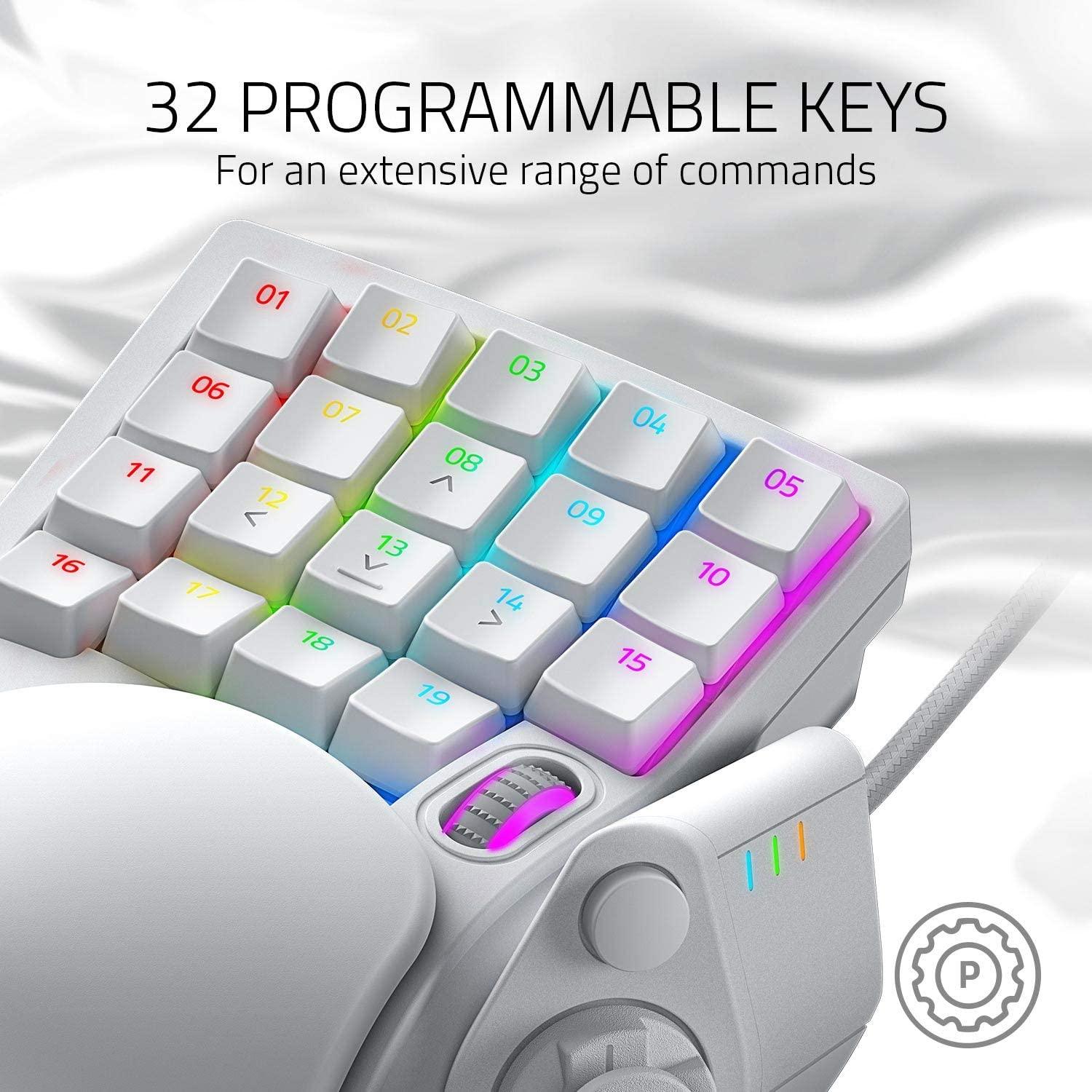 RAZER TARTARUS PRO ANALOG OPTICAL GAMING KEYPAD (MERCURY) - DataBlitz