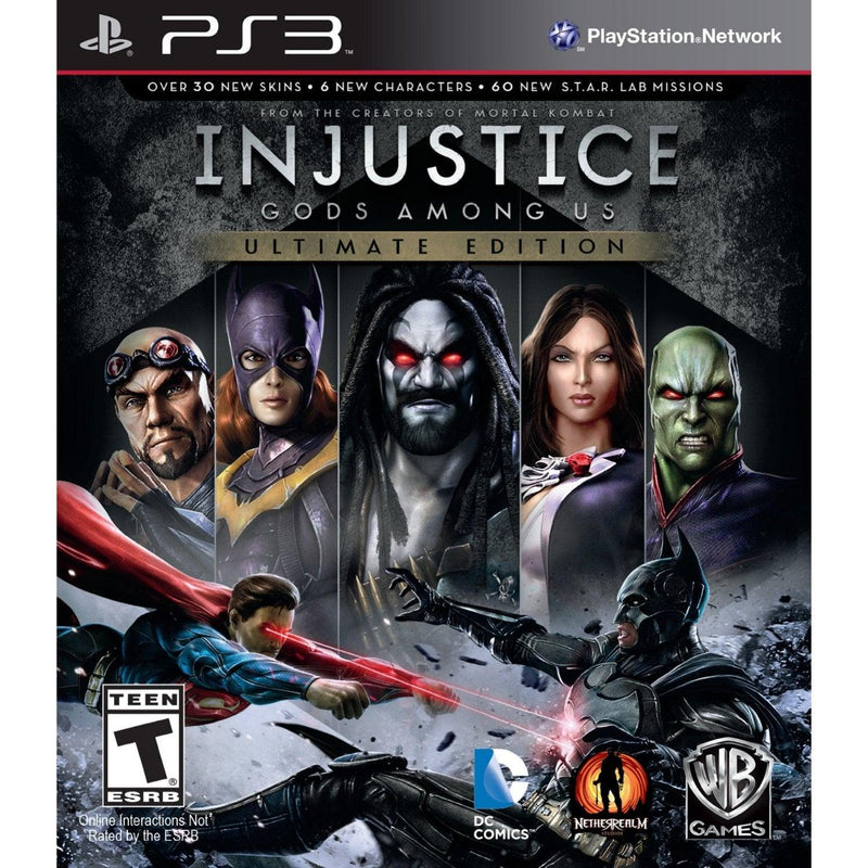 PS3 INJUSTICE GODS AMONG US ULTIMATE EDITION REG.1 - DataBlitz