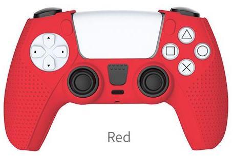 DOBE PS5 SILICON CASE FOR PS5 CONTROLLER (RED) (TP5-0541) - DataBlitz