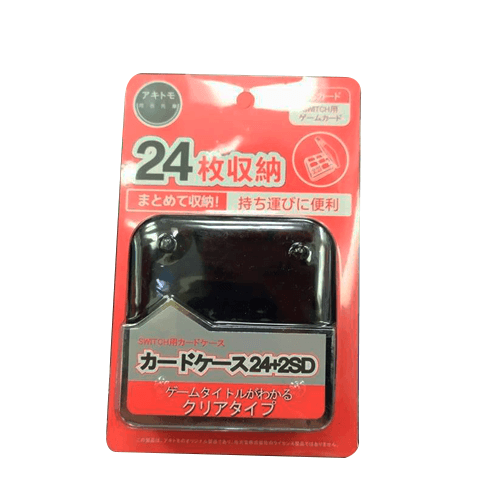 AKITOMO NSW CARD CASE 24 BLACK (AKSW-100) - DataBlitz