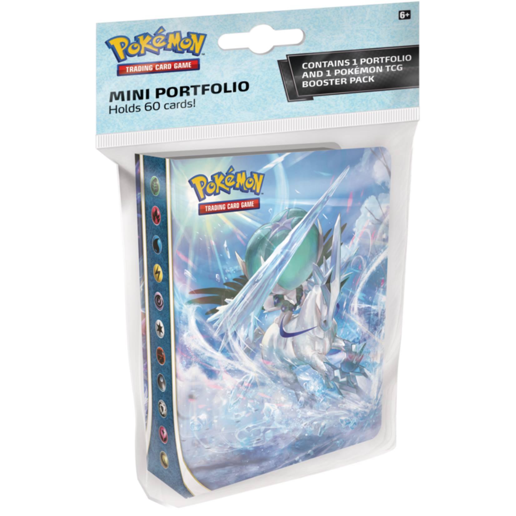 POKEMON TRADING CARD GAME SS6 SWORD & SHIELD CHILLING REIGN MINI PORTFOLIO HOLD 60 CARDS WITH 1 BOOSTER - DataBlitz