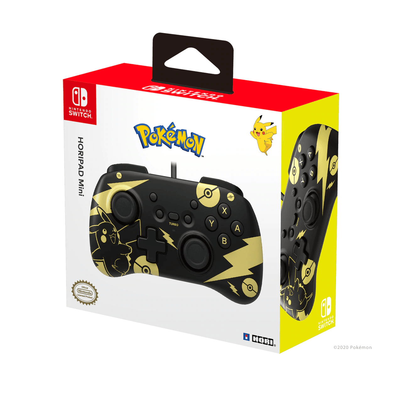 HORI NSW WIRED HORIPAD MINI POKEMON PIKACHU (BLACK & GOLD) (NSW-289U) - DataBlitz