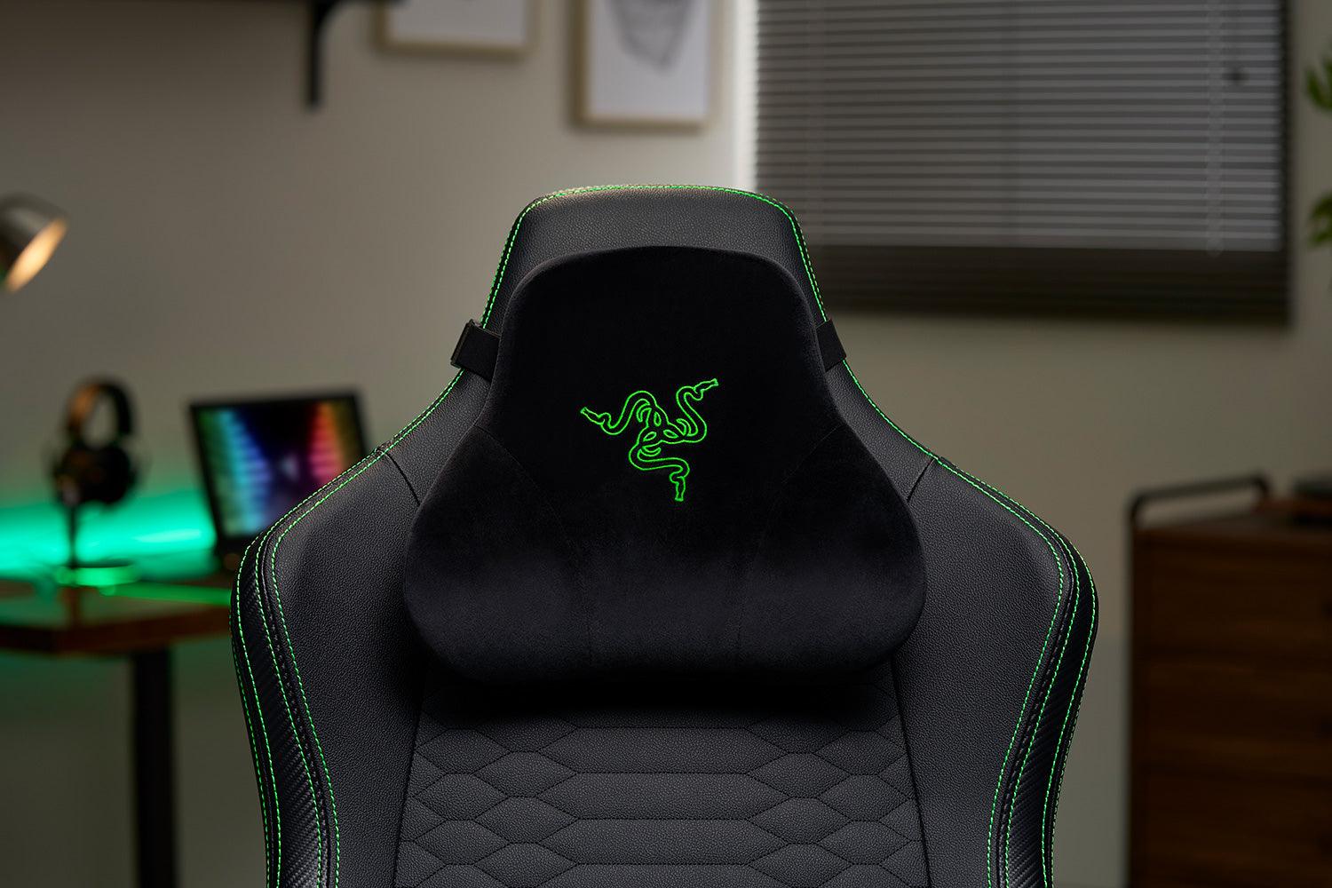 RAZER HEAD CUSHION NECK & HEAD SUPPORT FOR GAMING CHAIR (BLACK) - DataBlitz