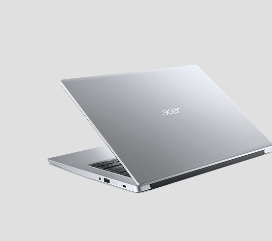 ACER ASPIRE 3 A314-35-P41M LAPTOP (PURE SILVER) | 14" HD | 8GB DDR4 |128GB SSD | 1TB HDD | INTEL UHD | WIN10 + ACER ENTRY RUN RATE BACKPACK E-1620-P (LZBPKM6B12) - DataBlitz