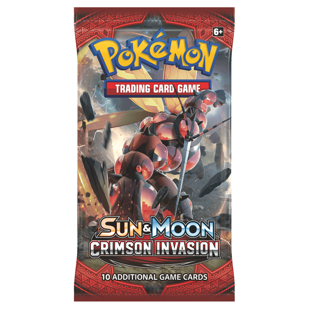 POKEMON TRADING CARD GAME SUN & MOON CRIMSON INVASION BOOSTER - DataBlitz