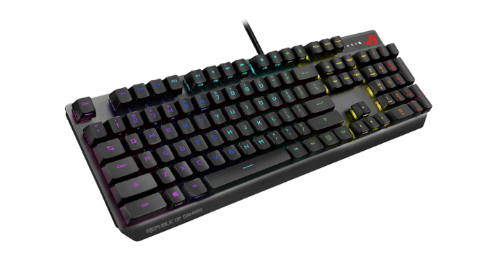 ASUS ROG STRIX SCOPE RX OPTICAL MECHANICAL GAMING KEYBOARD (RED) (XA05) - DataBlitz