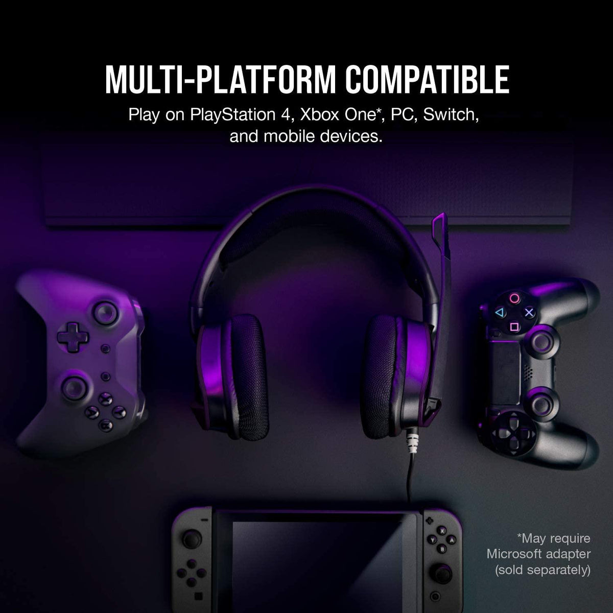 CORSAIR VOID ELITE SURROUND PREMIUM GAMING HEADSET WITH 7.1 SURROUND SOUND CARBON (PC/PS4/XB1/NSW) - DataBlitz