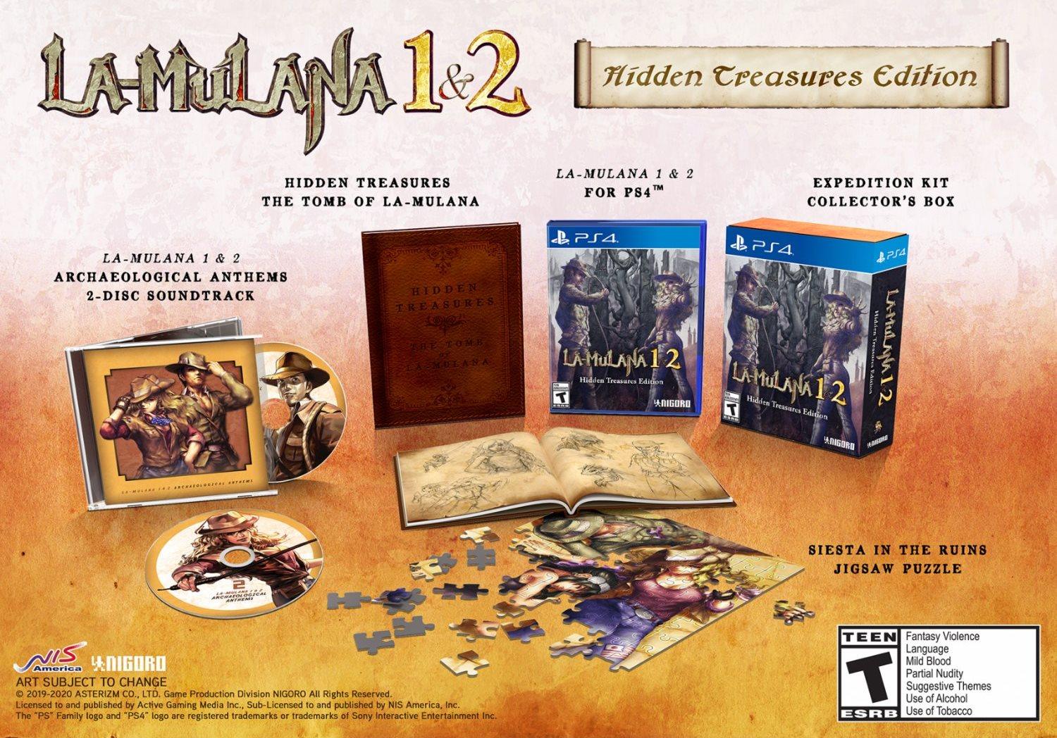 PS4 LA-MULANA 1&2 HIDDEN TREASURE EDITION ALL (ENG/FR) - DataBlitz