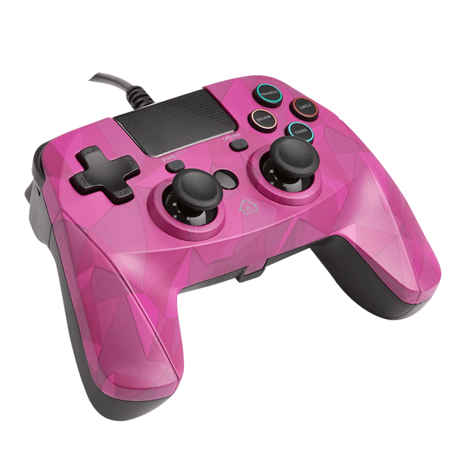 SNAKEBYTE PS4 GAMEPAD 4 S WIRED BUBBLEGUM CAMO FOR (PS4/SLIM/PRO) - DataBlitz