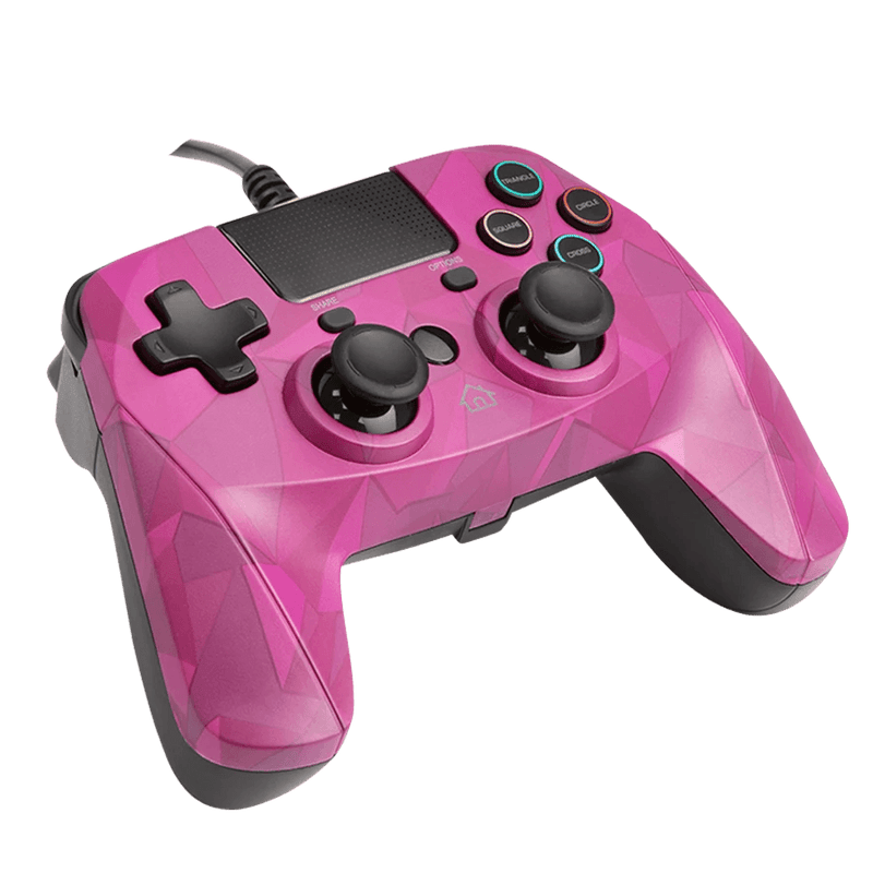 SNAKEBYTE PS4 GAMEPAD 4 S WIRED BUBBLEGUM CAMO FOR (PS4/SLIM/PRO) - DataBlitz