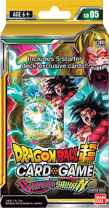 DRAGON BALL SUPER CARD GAME DB4 COLOSSAL WARFARE YELLOW STARTER DECK (SD05) - DataBlitz