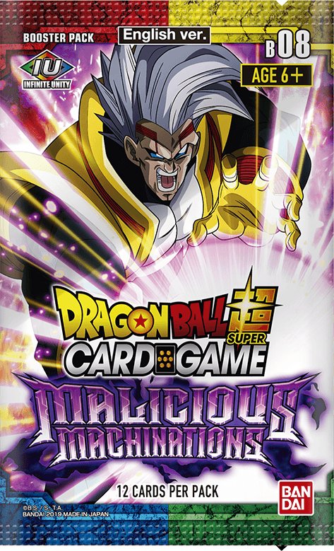 DRAGON BALL SUPER CARD GAME DB8 MALICIOUS MACHINATIONS BOOSTER PACK - DataBlitz