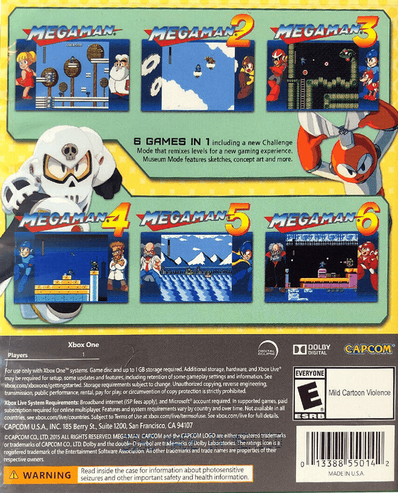 XBOXONE MEGAMAN LEGACY COLLECTION (US) - DataBlitz