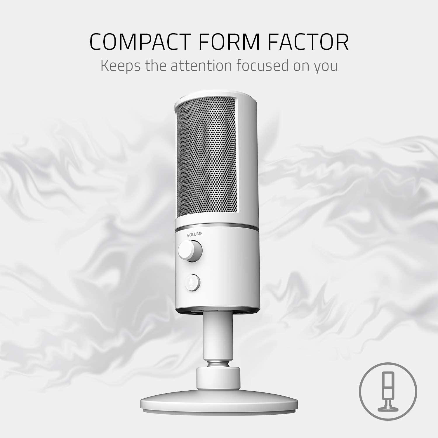 RAZER SEIREN X CONDENSER STREAMING MICROPHONE (MERCURY) - DataBlitz