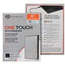 SEAGATE ONE TOUCH 4TB PORTABLE HDD WITH PASSWORD PROTECTION (SILVER) - DataBlitz