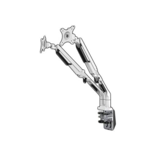 FLEXISPOT DUAL MONITOR MOUNT 17-32 INCHES (WHITE) (MA8D) - DataBlitz