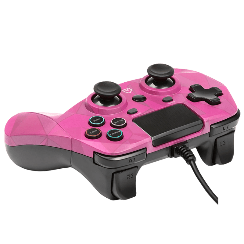 SNAKEBYTE PS4 GAMEPAD 4 S WIRED BUBBLEGUM CAMO FOR (PS4/SLIM/PRO) - DataBlitz