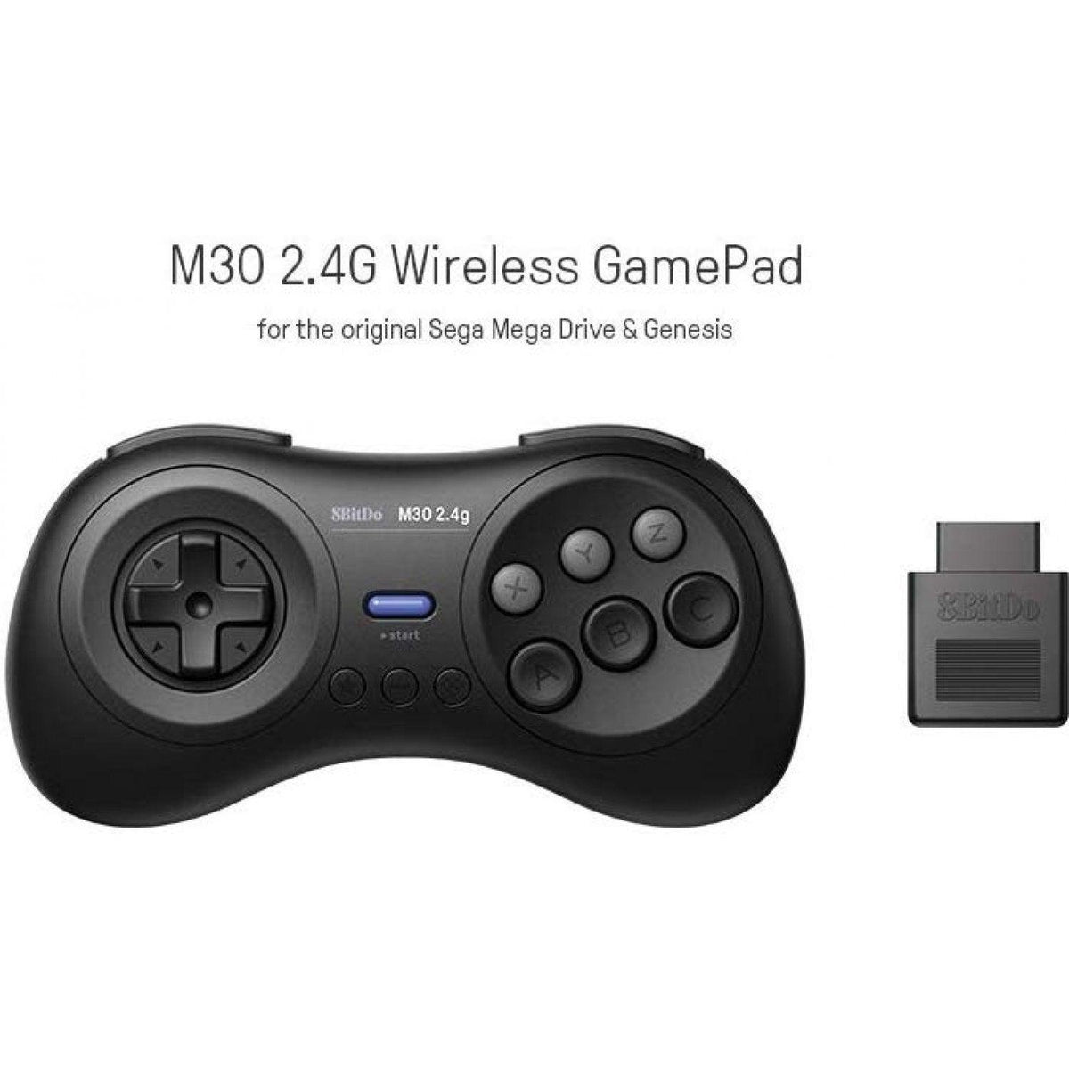 8BITDO M30 2.4G WIRELESS GAMEPAD FOR THE ORIGINAL GENESIS & MEGA DRIVE - DataBlitz