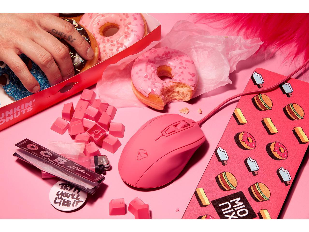MIONIX LONG MOUSE PAD FROSTING MOUSE OR WRIST PAD (PINK) - DataBlitz