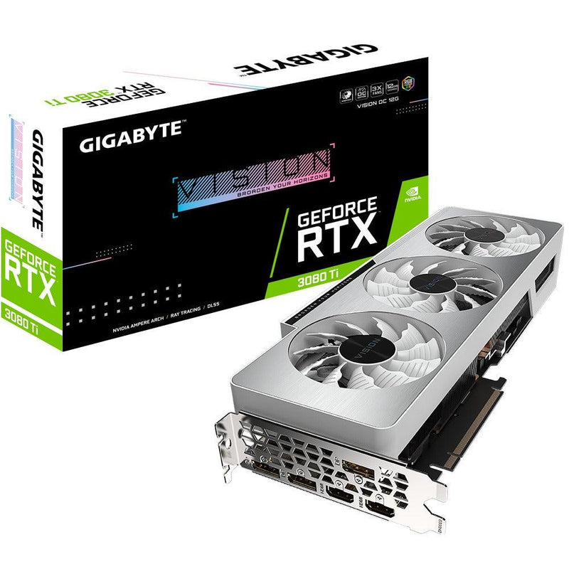 Gigabyte RTX 3080TI Vision OC 12G + Gigabyte Backpack + Aorus H1 + Aorus M2 - DataBlitz