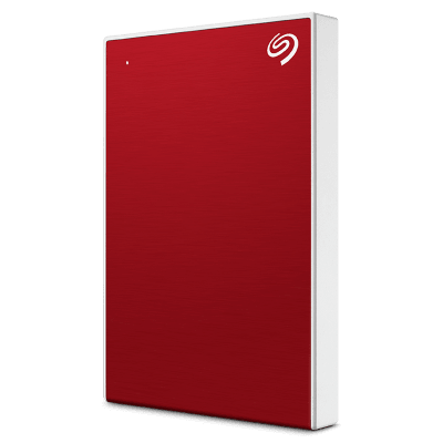 SEAGATE 1TB/TO BACKUP PLUS SLIM PORTABLE STORAGE (RED) - DataBlitz