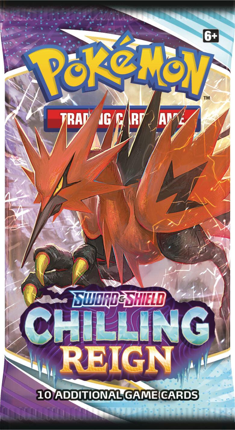 POKEMON TRADING CARD GAME SS6 SWORD & SHIELD CHILLING REIGN BOOSTER (177-80846) (ONE RANDOM BOOSTER PACK) - DataBlitz